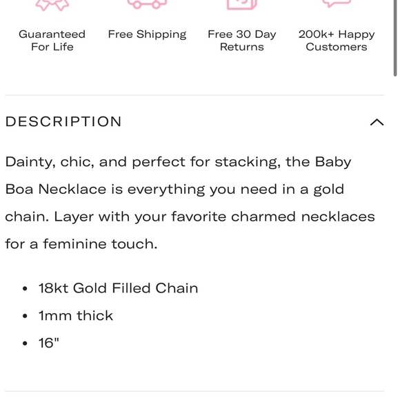 16in Gold Chain - Picture 6 of 8